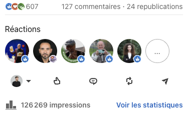Post à 126k impressions